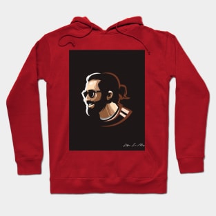 cool man portrait Hoodie